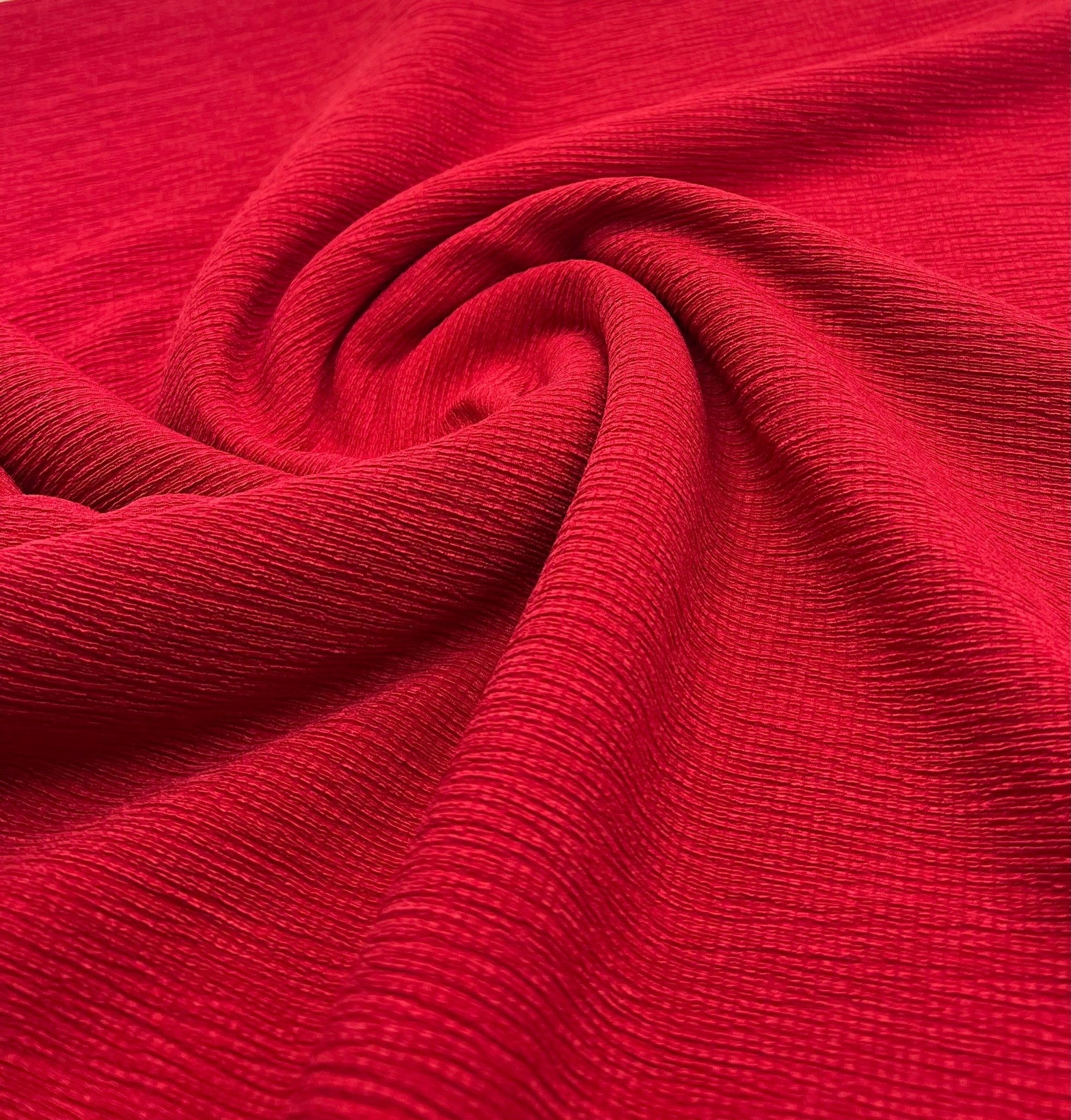 Red Tree Bark Stretch Dress Craft Fabric - T9 Fabrics